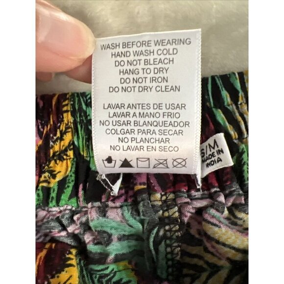 RR Hawaii Beachwear Tropical Tube Top Wide Leg Open Pant Set Size S/M Vacation - Picture 11 of 11